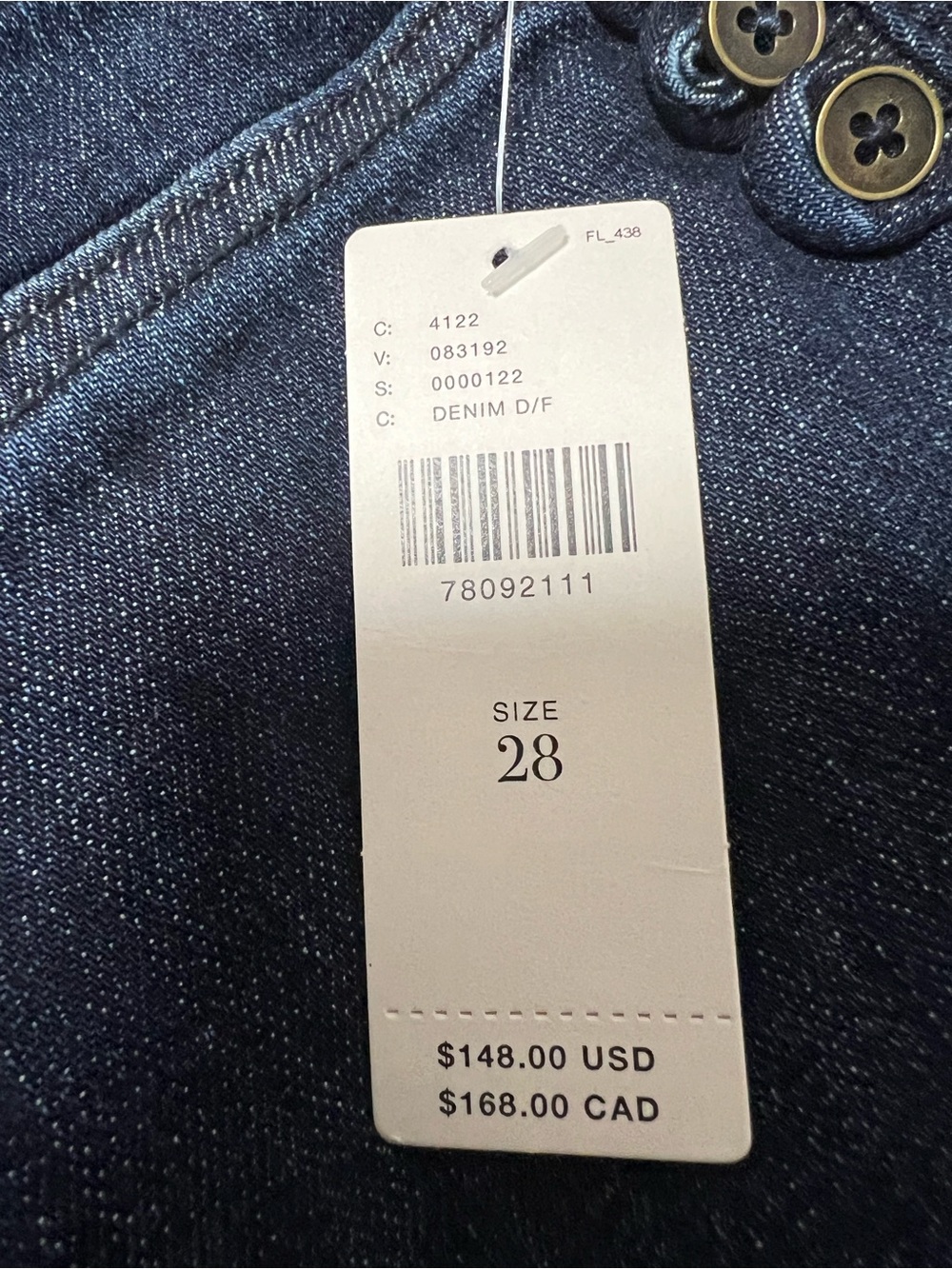 NWT Pilcro by Anthropologie Wide Leg Jeans – Size 28 - Picture 5 of 5